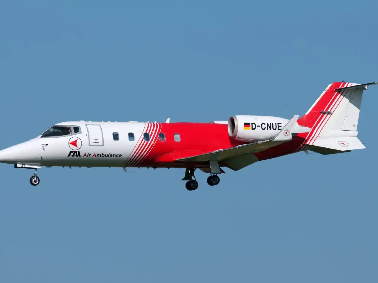 Air ambulance service for critical patient transfer